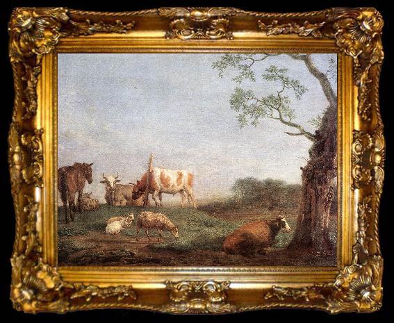 framed  POTTER, Paulus Resting Herd a, ta009-2